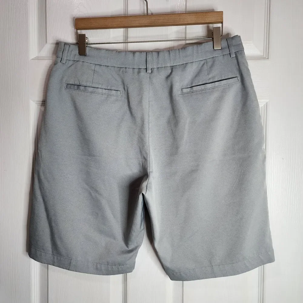 Walter Hagen Men's Golf Short Size 36 Black Grey Athletic‎ Bottoms